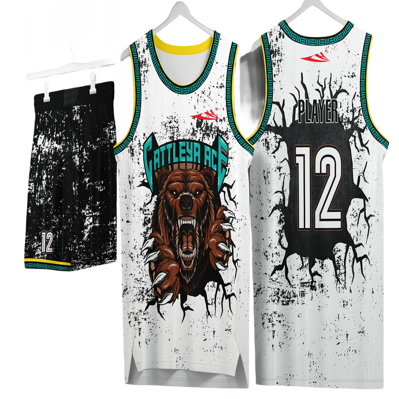 Basketball Uniforms Factory - Reversible Jersey Set Custom Team