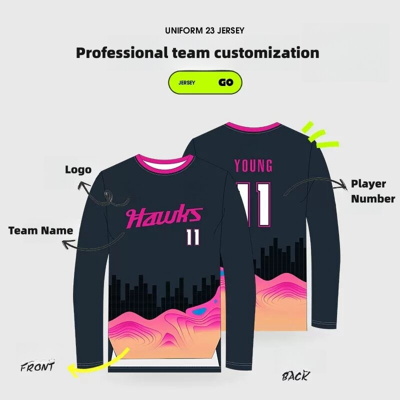 Basketball Shooting Shirt Supplier - Custom Sublimated Youth Long Sleeve
