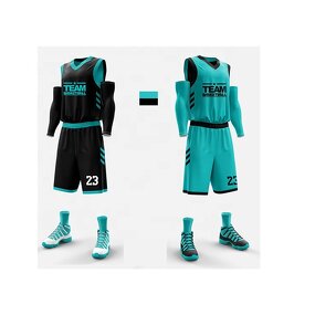 Basketball Jersey Set Factory - Breathable Multicolor College Set
