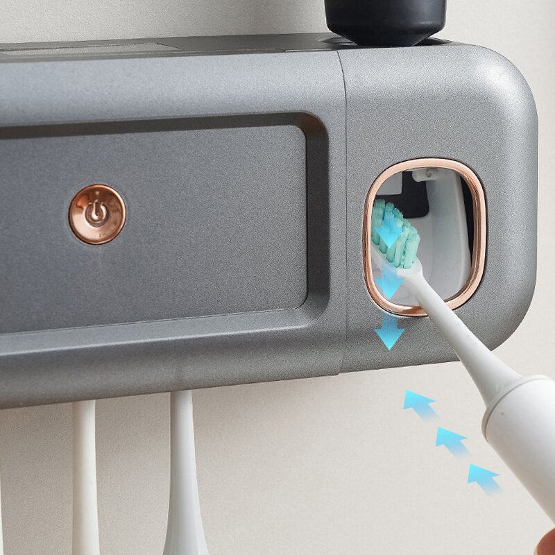 Toothbrush Sanitizer Manufacturer - OEM/ODM Smart UV 5 Slot Charging Holder USB