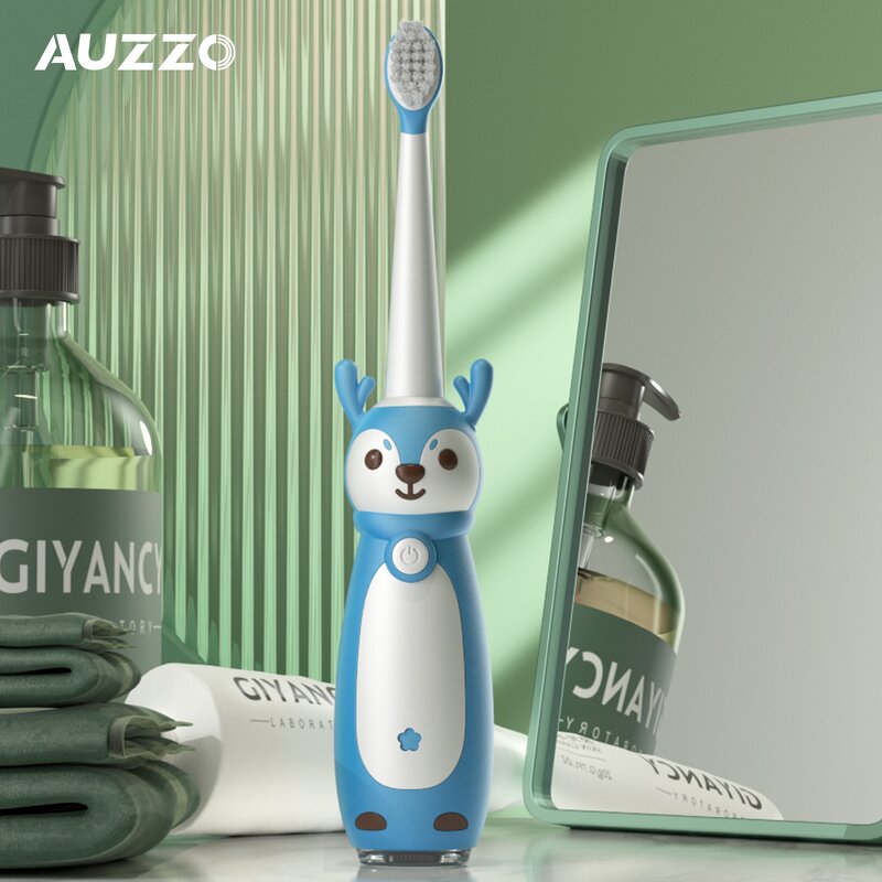 Kids Electric Toothbrush Manufacturer - OEM Custom Cartoon Waterproof Silicone Sonic