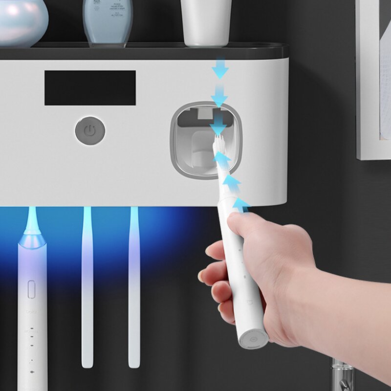 Toothbrush Sterilizer Manufacturer - OEM/ODM Portable Household 99.99% UVC LED Holder