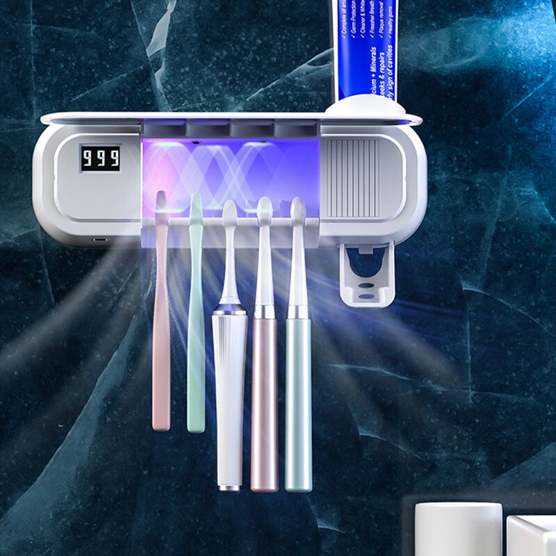 Toothbrush Sterilizer Manufacturer - OEM/ODM UV No Drill Wall Mounted Drying Holder