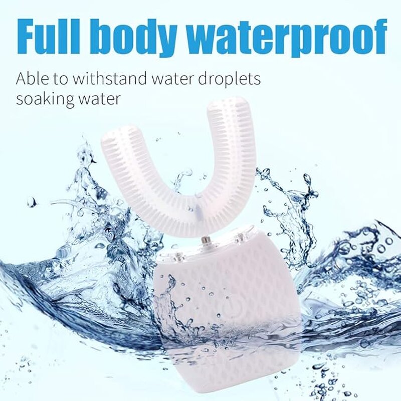 U Shape Toothbrush Manufacturer - OEM/ODM Automatic Sonic with Soft Silicone Bristles