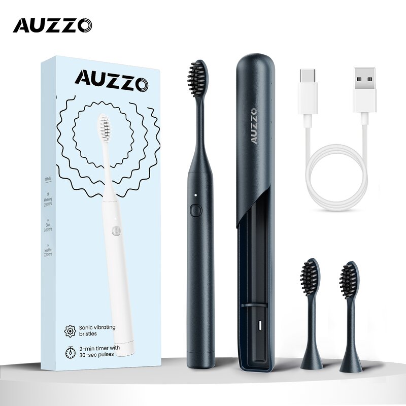 Electric Toothbrush Manufacturer - OEM/ODM Rechargeable Sonic with 2 Brush Heads Case