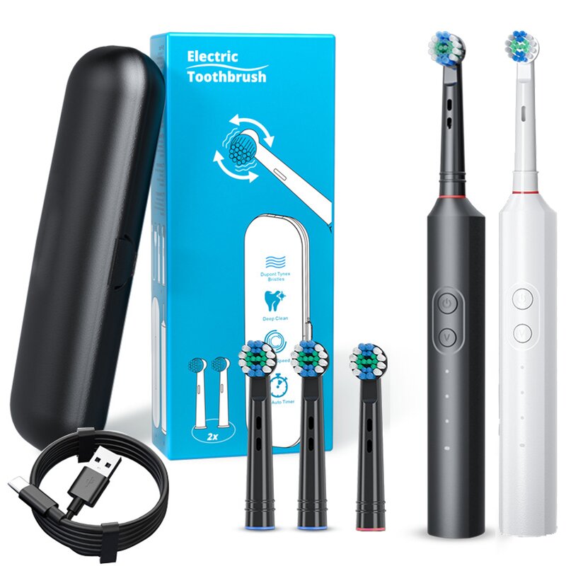 Electric Toothbrush Set Manufacturer - OEM/ODM Fully Waterproof Rotating Sonic Couples
