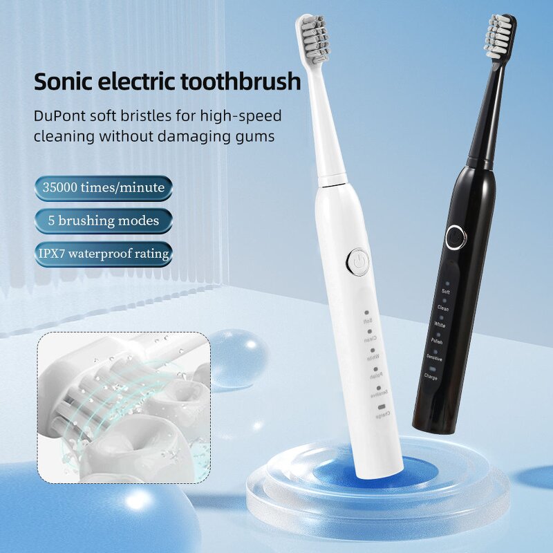 Electric Toothbrush Manufacturer - OEM/ODM Automatic USB Rechargeable Soft Bristles