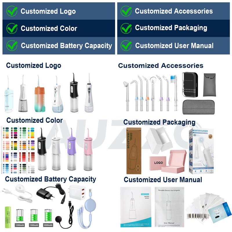 Oral Irrigator Manufacturer - OEM/ODM Portable Rechargeable Water Flosser for Family