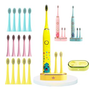 Kids Electric Toothbrush Manufacturer - OEM Custom Automatic Sonic IPX8 Waterproof Set