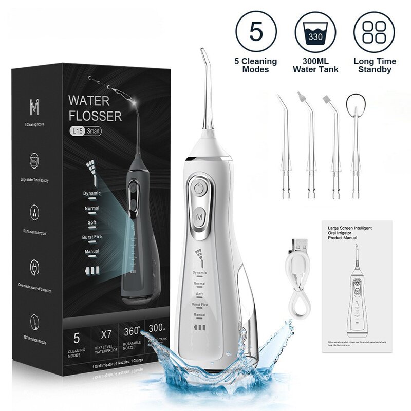 Water Flosser Manufacturer - OEM/ODM IPX7 Waterproof Rechargeable Cordless Water Pick