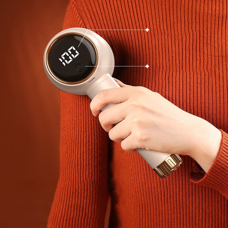 Fuzz Remover Manufacturer - OEM/ODM Rechargeable Fabric Shaver with Digital Display