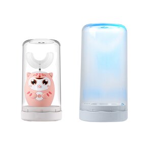 Toothbrush Sterilizer Manufacturer - OEM/ODM U Shape Kids Rinse Cup Dust Proof Base