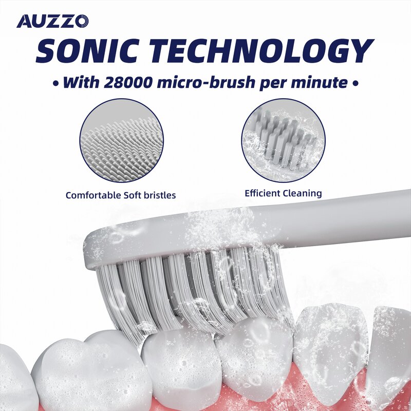 Sonic Electric Toothbrush Manufacturer - OEM/ODM Battery Operated 24000 Vibration Slim