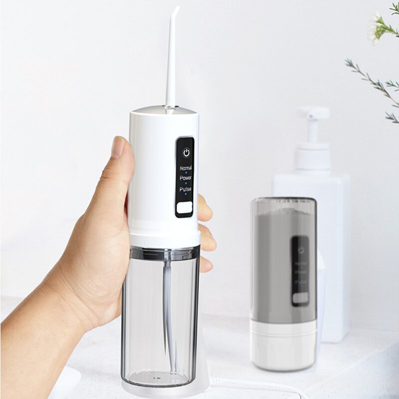 Water Flosser Manufacturer - OEM/ODM Electric 200ML Portable 4 Pcs Nozzles Dental