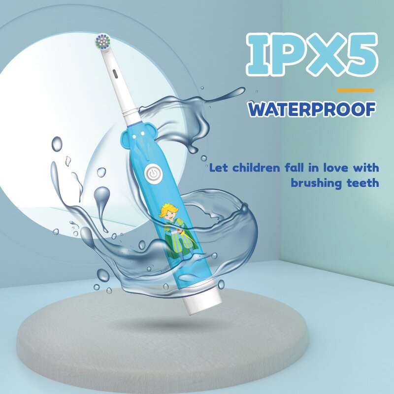 Kids Electric Toothbrush Manufacturer - OEM/ODM Round Head Rotating Sonic Soft Bristles