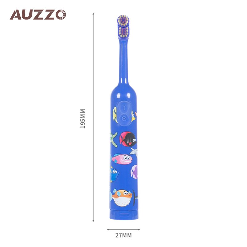 Kids Electric Toothbrush Manufacturer - OEM Custom 360 Rotating Soft Cartoon Handle