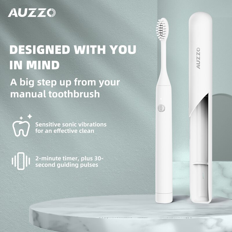 Travel Electric Toothbrush Manufacturer - OEM/ODM Battery Powered Sonic Soft Bristles