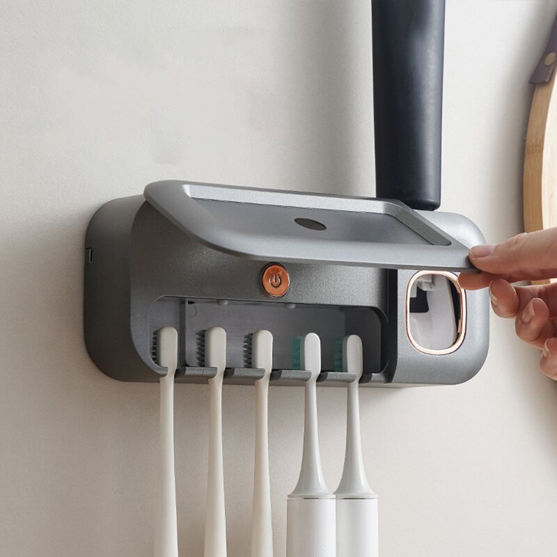 Toothbrush Sanitizer Manufacturer - OEM/ODM Smart UV 5 Slot Charging Holder USB