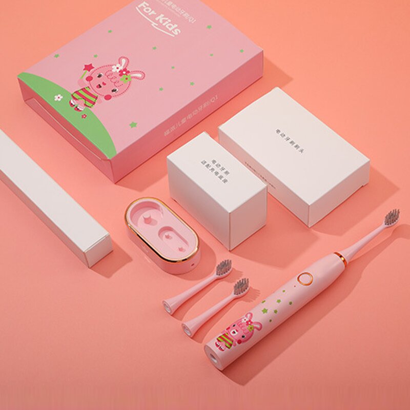 Kids Electric Toothbrush Manufacturer - OEM Custom Automatic Sonic IPX8 Waterproof Set