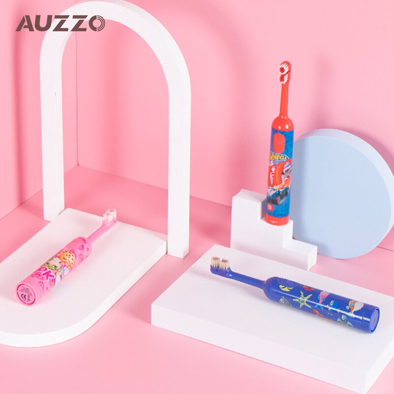 Kids Electric Toothbrush Manufacturer - OEM Custom 360 Rotating Soft Cartoon Handle