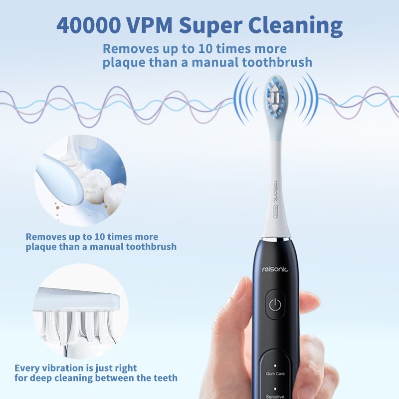 Electric Toothbrush Set Manufacturer - Wholesale Sonic Sweep Vibration Couples Toothbrush