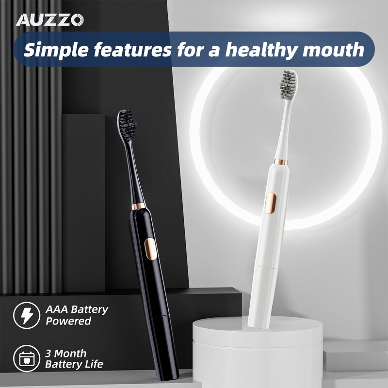 Sonic Electric Toothbrush Manufacturer - OEM/ODM Battery Operated 24000 Vibration Slim