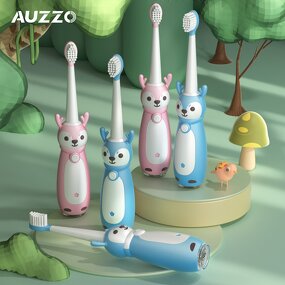 Kids Electric Toothbrush Manufacturer - OEM Custom Cartoon Waterproof Silicone Sonic