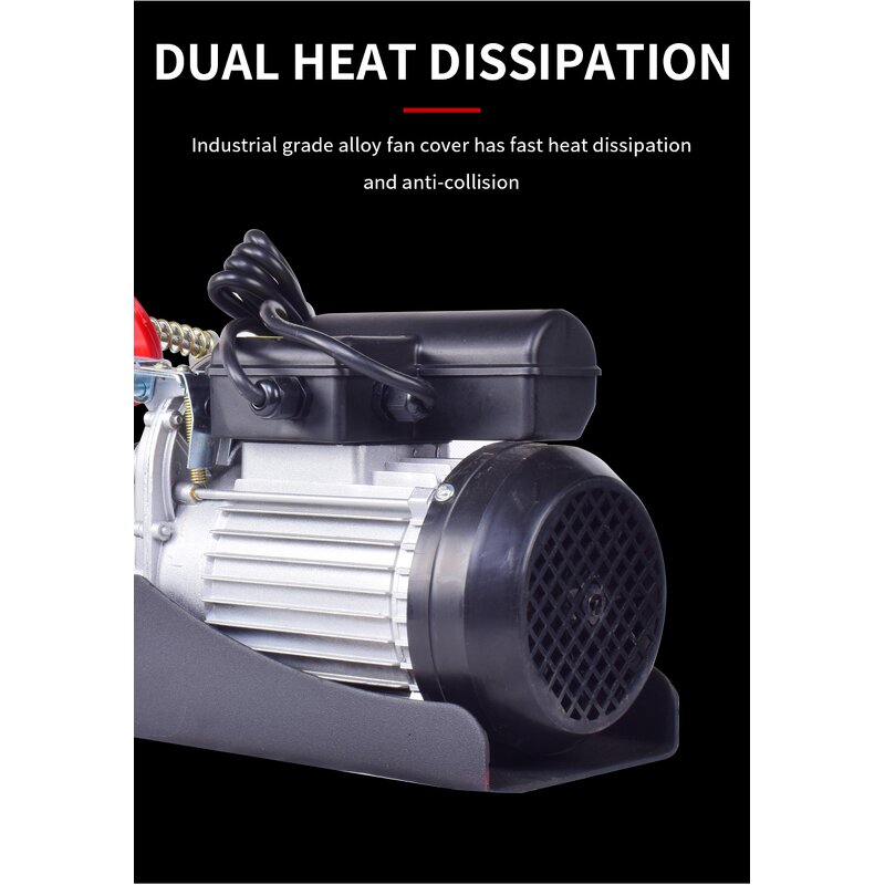 Mini Electric Hoist Factory - 120V 500Kg/1000Kg Metal Construction