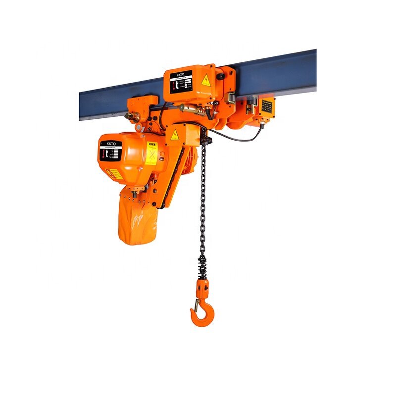 Electric Chain Hoist Supplier - 1ton 2ton 3ton 5ton HHBB Trolley Type