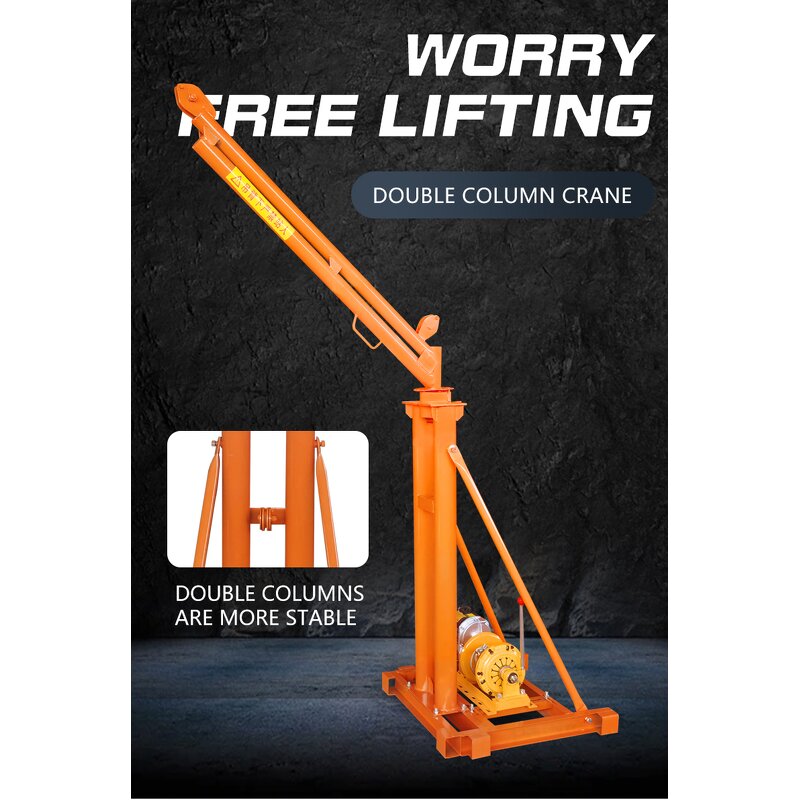 Mobile Crane Factory - 360 Rotating Mini Roof Lifting Machine