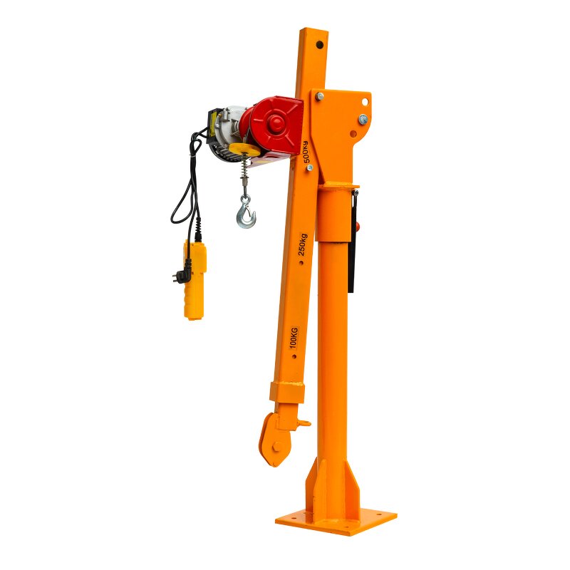 Vehicle Mounted Mini Crane Manufacturer - 2Ton 220V Telescopic Rotatable