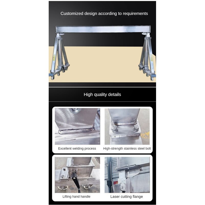 Gantry Cranes Factory - Warehouse Small Electric Hoist Portable