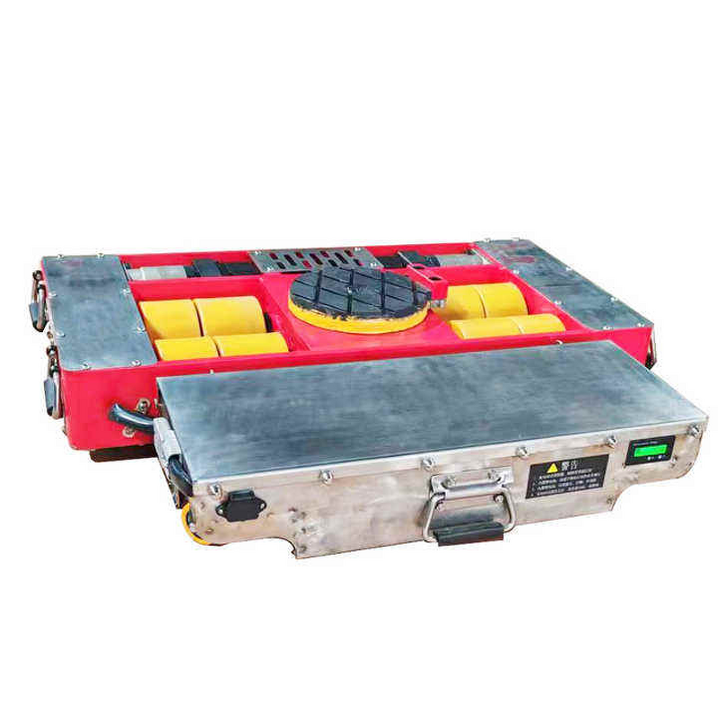 Machine Skates Supplier - 30T Battery Powered Self Propelled Load Moving