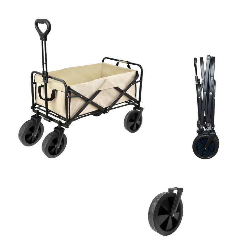 Folding Shopping Cart Manufacturer - Lightweight Portable 220lbs Flexible Handle