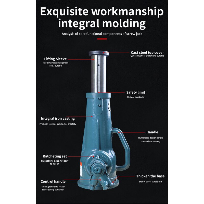 Manual Screw Jack Supplier - 3.2 Ton Compact Hydraulic Direct Sales