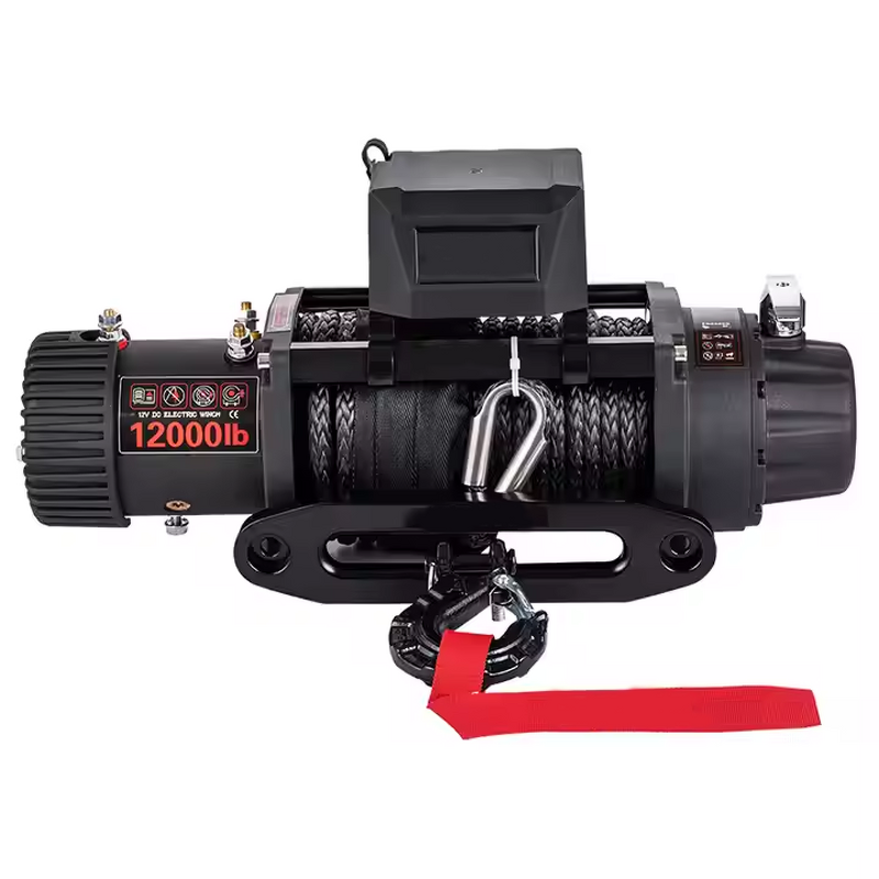 Electric Winch Manufacturer - Synthetic Rope Waterproof Wireless Remotes