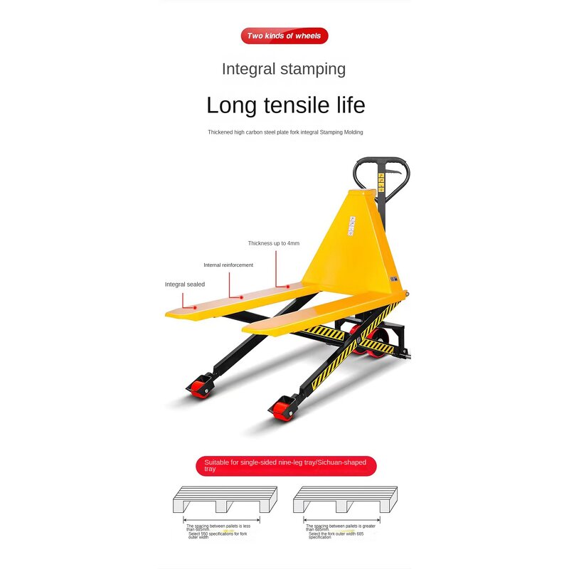 Manual Pallet Truck Manufacturer - Scissor Type 1 Year Warranty CE