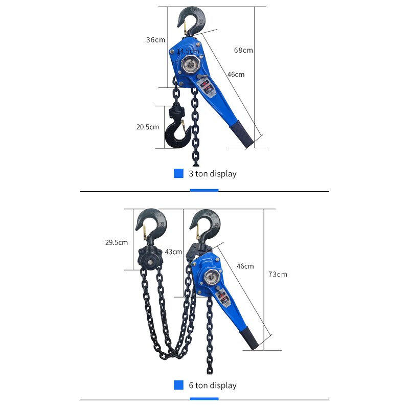 Manual Chain Lever Hoist Factory - 2 Ton Chain Block Pulley