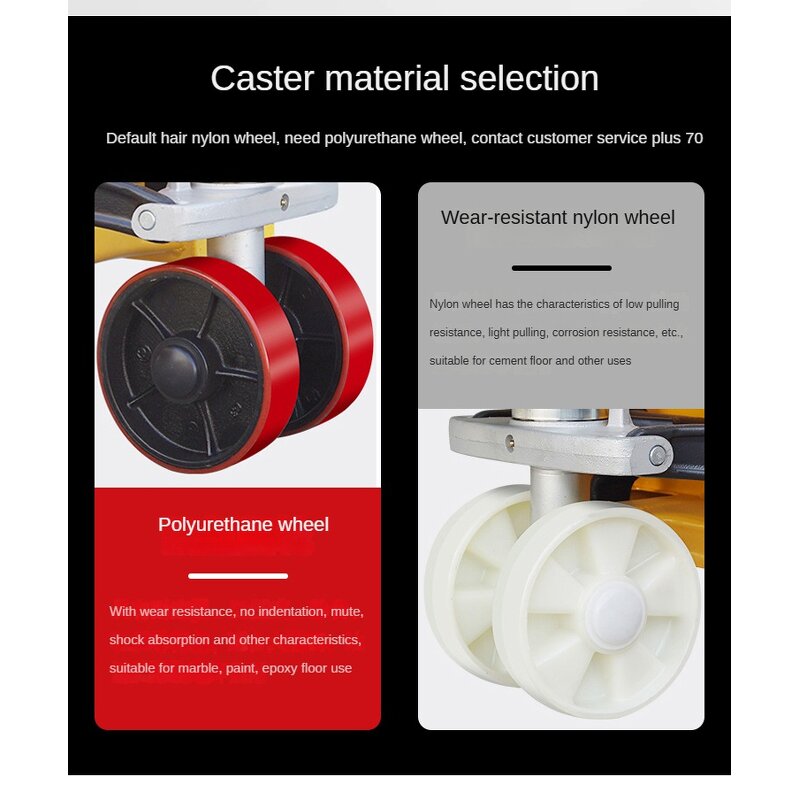 Hand Pallet Forklift Supplier - 2T 3T Manual Hydraulic Truck