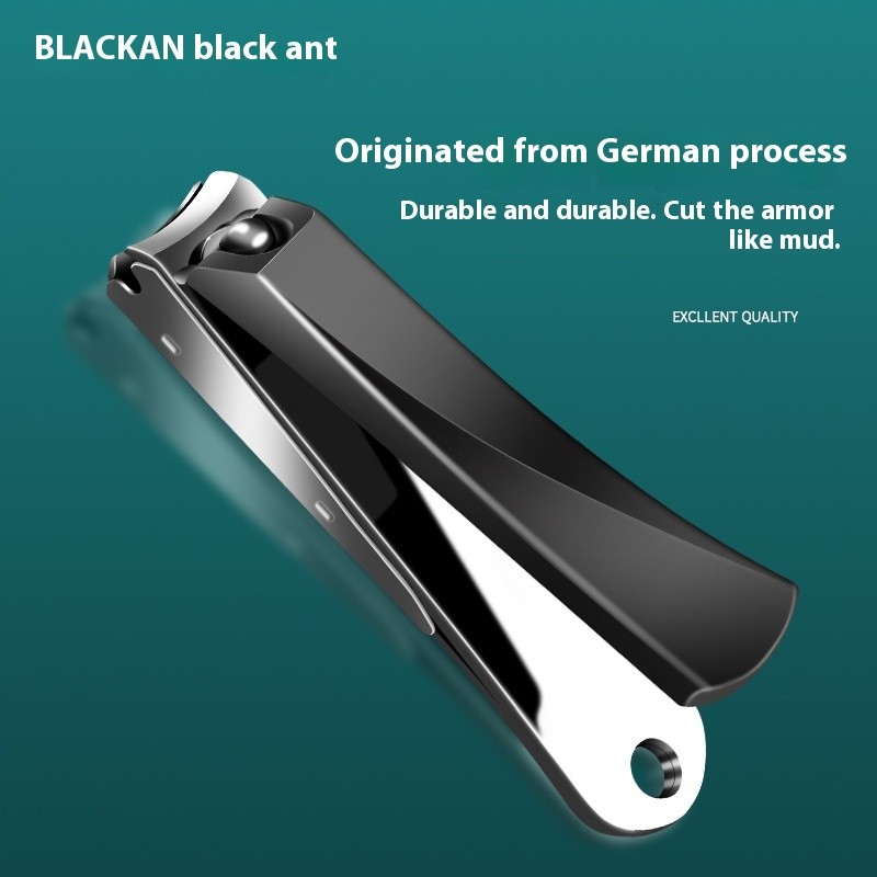 2-Piece Universal Oblique Nail Clippers with Bright Nail File Customizable Logo Stainless Steel Aluminum Box for Fingers