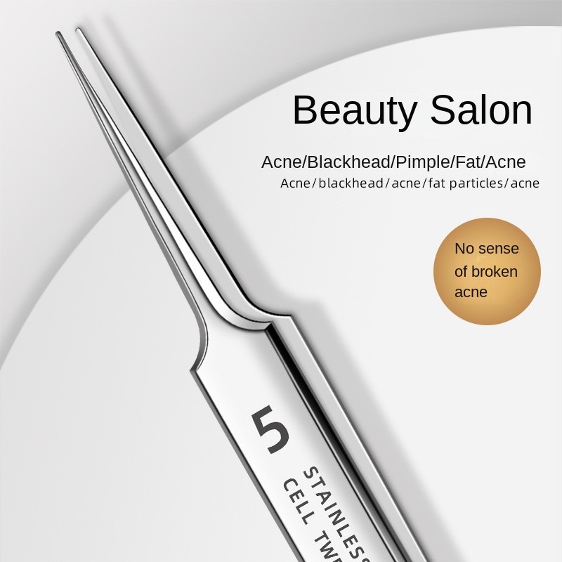 Factory Wholesale Beauty Tool Stainless Steel Cell Needle Pick for Acne Treatment Blackhead & Pimple Extractor