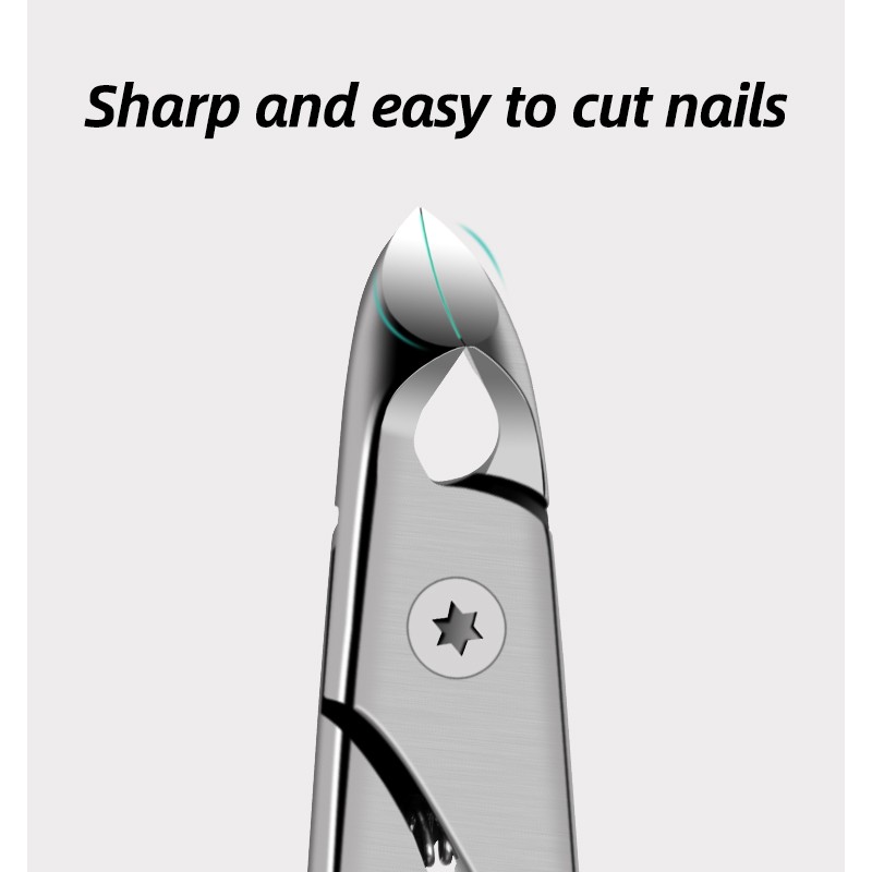 Special Single Nail Clipper Tool Onychomycosis Thick Hard Nails Elderly Men-Stainless Steel Oblique Nail Clipper Fingers Toes