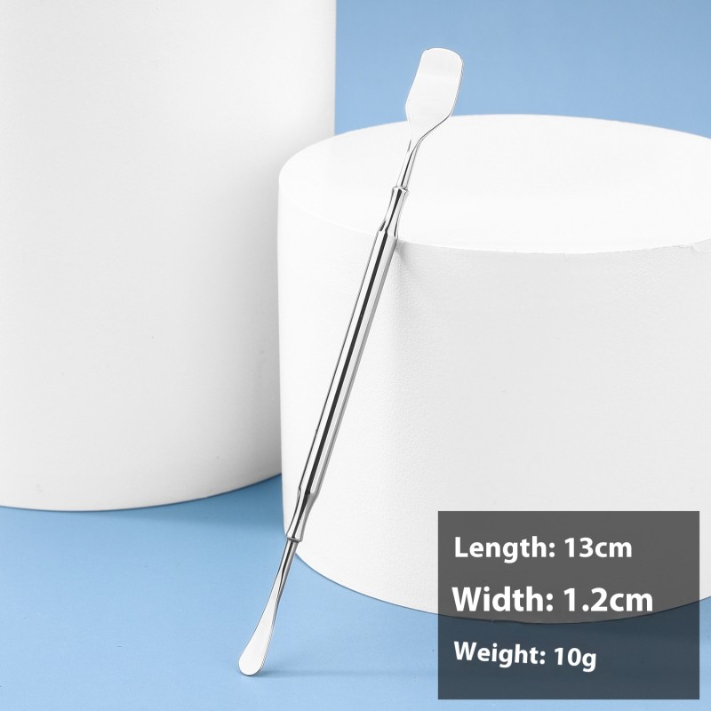 Special Artifact Double-Headed Manual Blackhead Scraper Nose Pore Cleaning Makeup Tool for Acne Scavenging Black Color