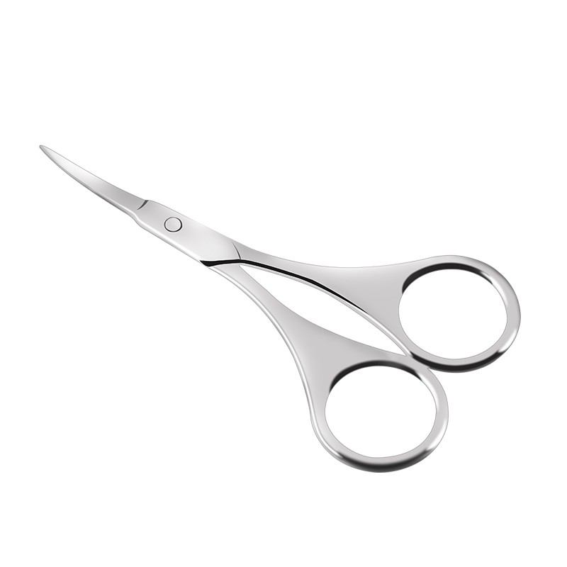 Factory Stainless Steel Beauty Scissors Small Pointed Eyebrow Trimmer Nose Hair Scissors Spa Use False Pedicure Manicure Set