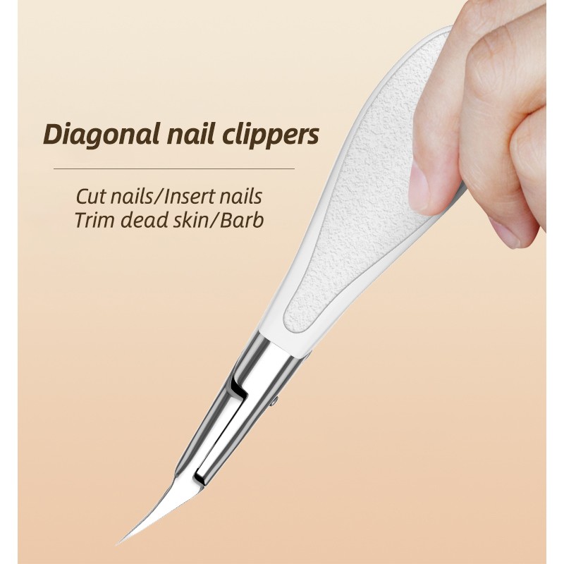 Special Bevel Olecranon Nail Clippers for Ingrown Nails on Fingers Single Groove Pedicure Tool