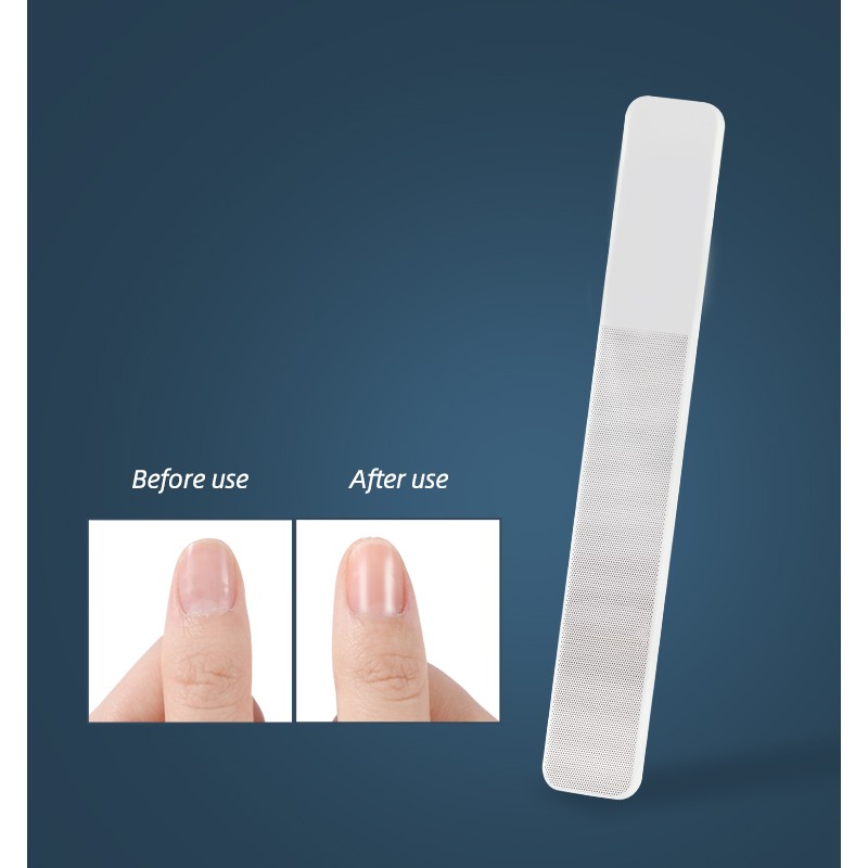 Premium Double-Sided Glass Nail File and Nano Bar Pedicure Set for Manicure & Pedicure Factory Direct