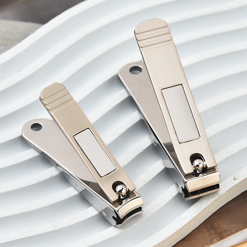 Professional Portable Single Nail Clippers Oblique Mouth Stainless Steel Tool for Fingers Beauty Type with Splash Logo Design