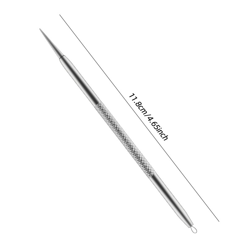 Double Head Needle Scraping Tool for Face Acne and Blackhead Removal Pore Cleaning Tool with Acne Treatment Feature