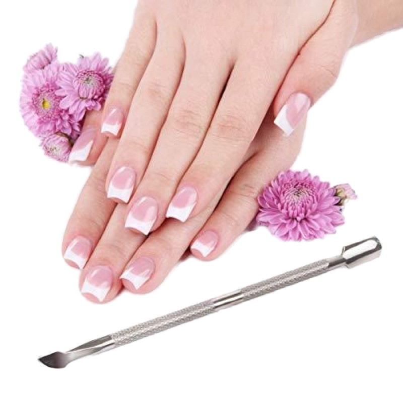 Stainless Steel Manicure Tool for Nail Art Dead Skin Push Knife in Box Packing