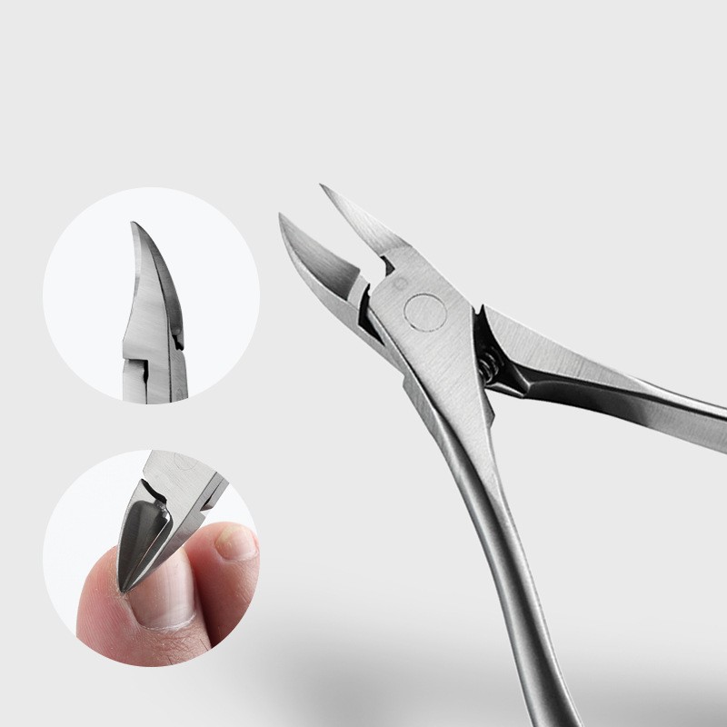 Factory Direct 8-Piece High-End Manicure Pedicure Set Stainless Steel Nail Clippers Chickennose Pliers Custom Logo Pedicure Box